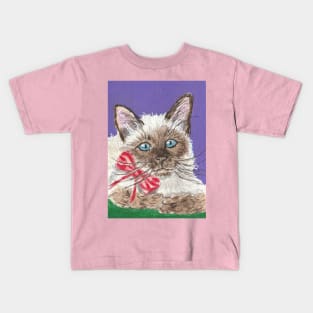 Siamese kitten cat Kids T-Shirt